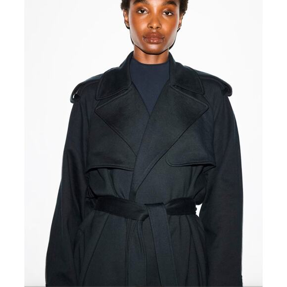 Skims Boyfriend Oversized Trench Coat NWT Size XL - Picture 4 of 5